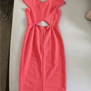 Windsor Vibrant Pink Backless Dress